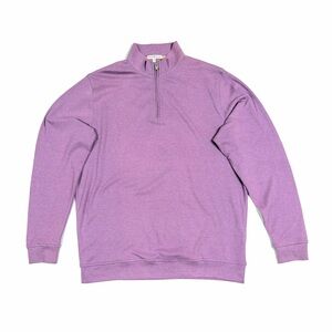 Peter Millar Men’s XL Sweatshirt Quarter Zip Pullover Orchid/Purple